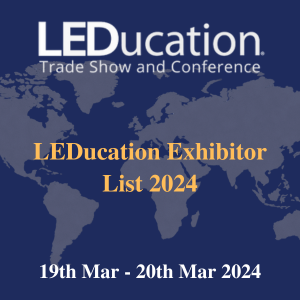 LEDucation Exhibitor List 2024