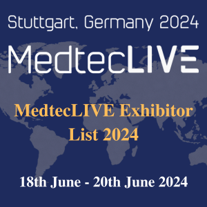 MedtecLIVE Exhibitor List 2024