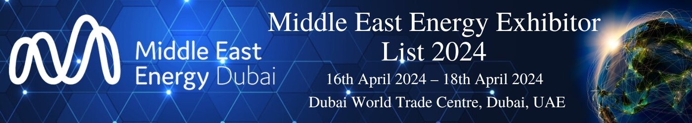 Middle East Energy Exhibitor List 2024