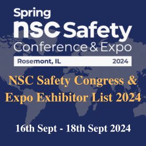 NSC Safety Congress & Expo Exhibitor List 2024