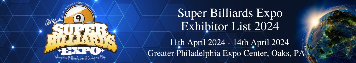 Super Billiards Expo Exhibitor List 2024_