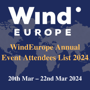 WindEurope Annual Event Attendees List 2024