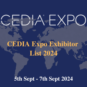 CEDIA Expo Exhibitor List 2024