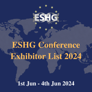 ESHG Conference Exhibitor List 2024