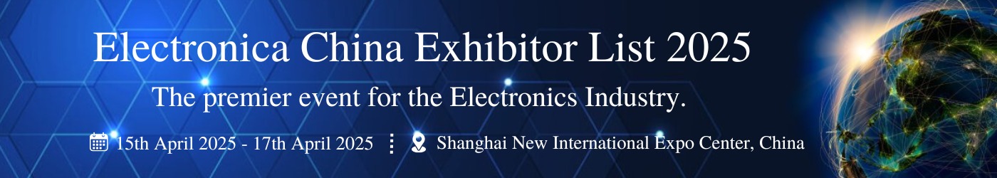 Electronica China Exhibitor List