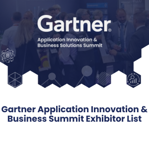 Gartner Application Innovation & Business Summit Exhibitor List