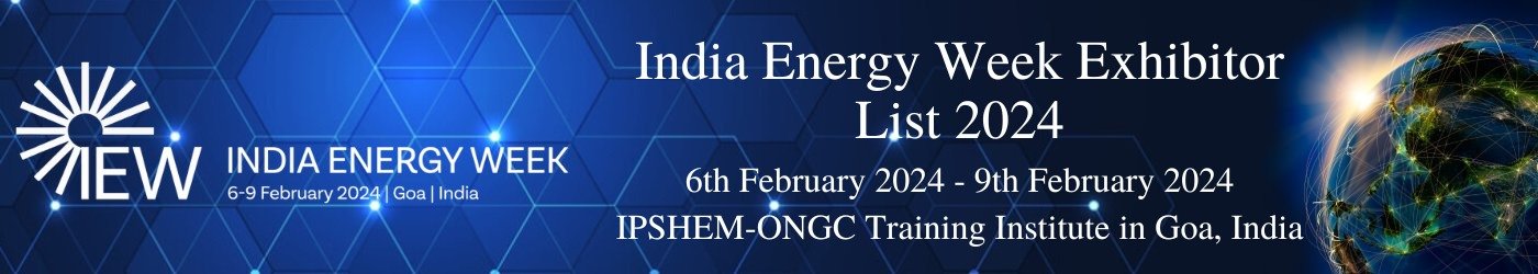 India Energy Week Exhibitor List 2024