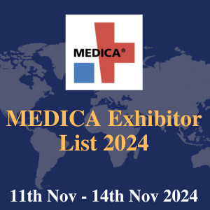 MEDICA Exhibitor List 2024 - Buy At $500 - Exhibitors Data