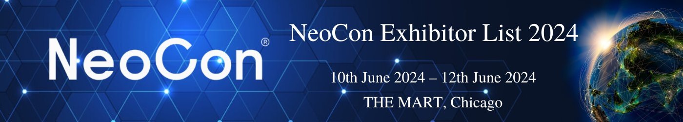 NeoCon Exhibitor List 2024