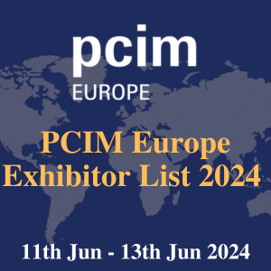 PCIM Europe Exhibitor List 2024