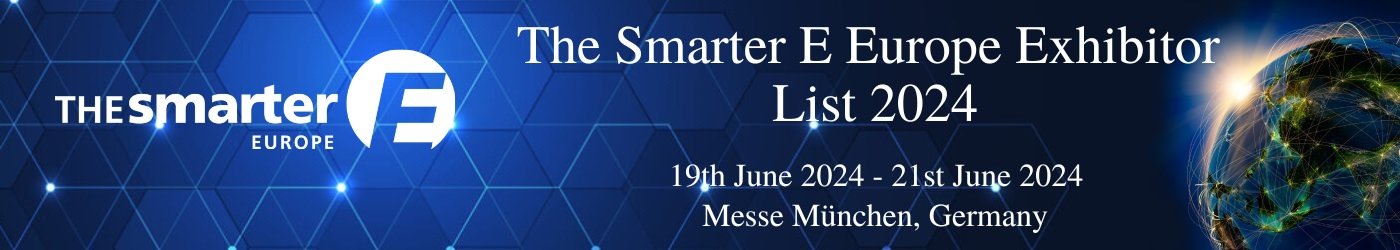 The Smarter E Europe Exhibitor List 2024