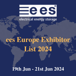 ees Europe Exhibitor List 2024