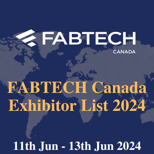 FABTECH Canada Exhibitor List 2024