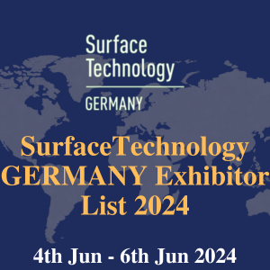 SurfaceTechnology GERMANY Exhibitor List 2024