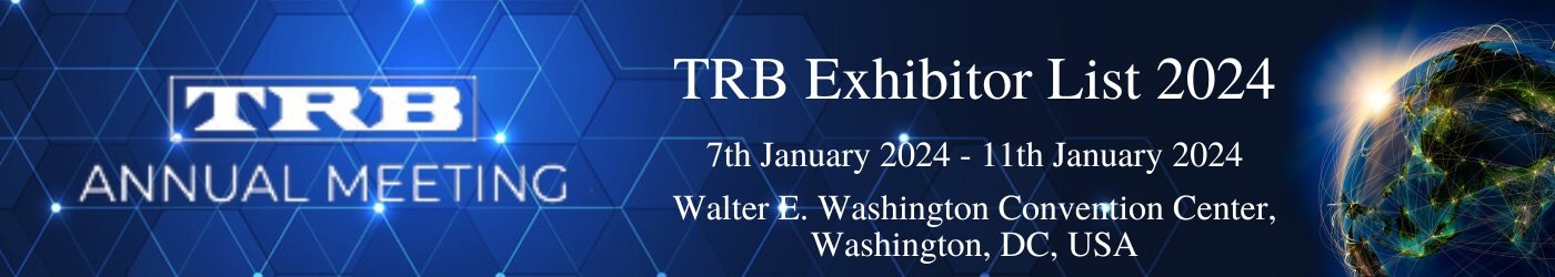 TRB Exhibitor List 2024