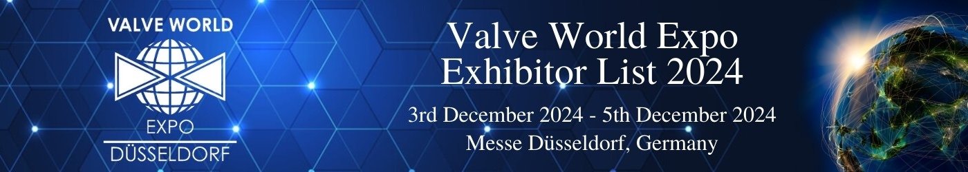Valve World Expo Exhibitor List 2024