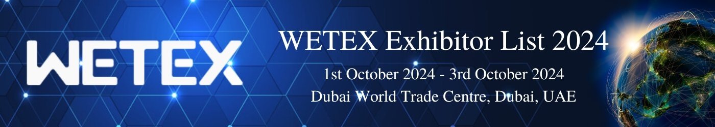 WETEX Exhibitor List