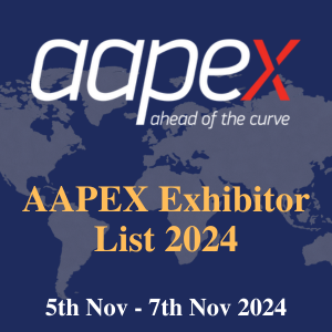 AAPEX Exhibitor List 2024