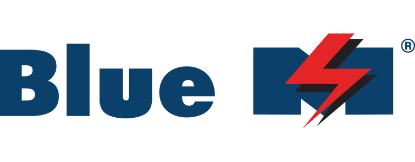 Blue M logo