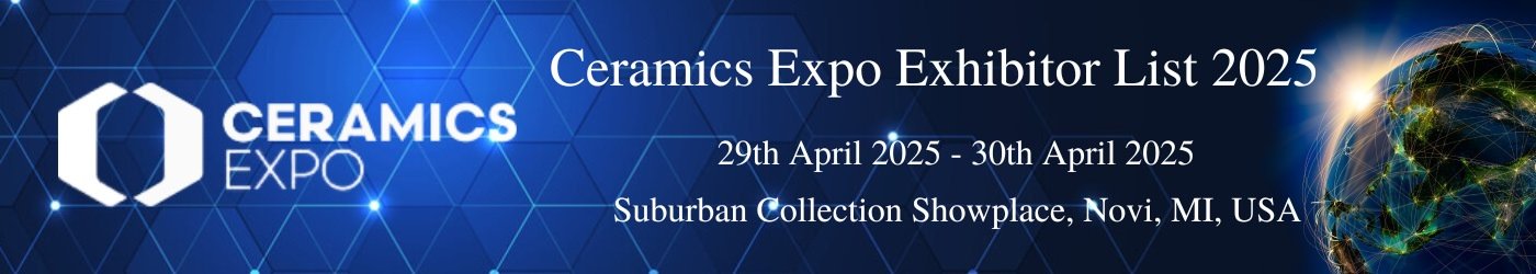 Ceramics Expo Exhibitor List 2025