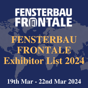 FENSTERBAU FRONTALE Exhibitor List 2024