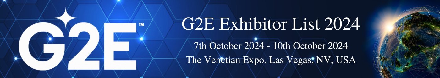 G2E Exhibitor List