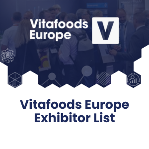 Vitafoods Europe Exhibitor List