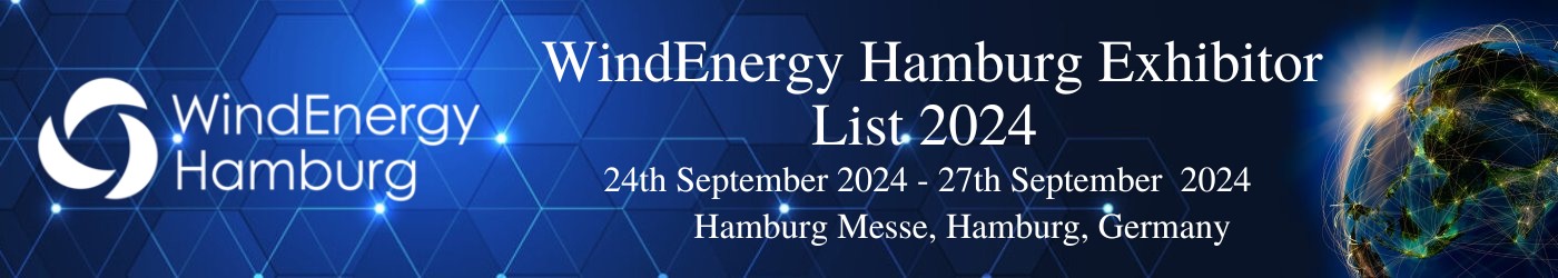 WindEnergy Hamburg Exhibitor List