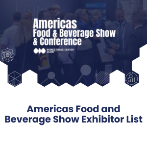 Americas Food and Beverage Show Exhibitor List