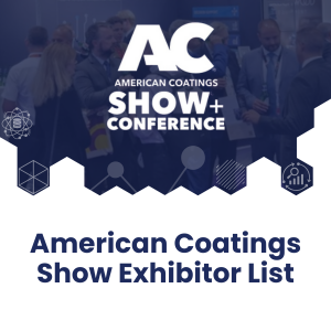 American Coatings Show Exhibitor List