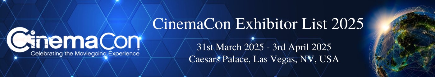 CinemaCon Exhibitor List