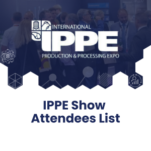 IPPE Show Attendees List