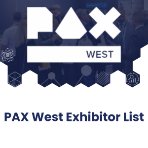 PAX West Exhibitor List