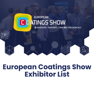 European Coatings Show Exhibitor List