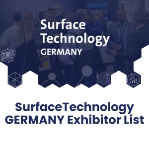 SurfaceTechnology GERMANY Exhibitor List