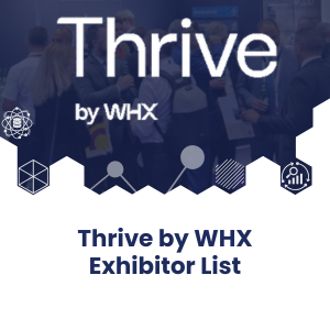 Thrive by WHX Exhibitor List