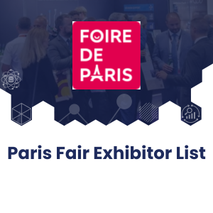 Paris Fair Exhibitor List