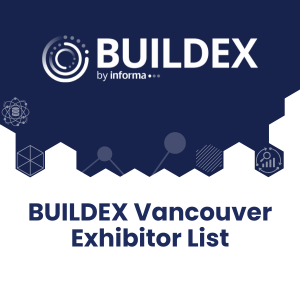 BUILDEX Vancouver Exhibitor List