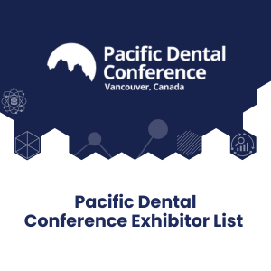 Pacific Dental Conference Exhibitor List