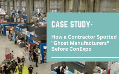 Case Study: Eliminate Ghost Manufacturers & Verify Vendors at ConExpo