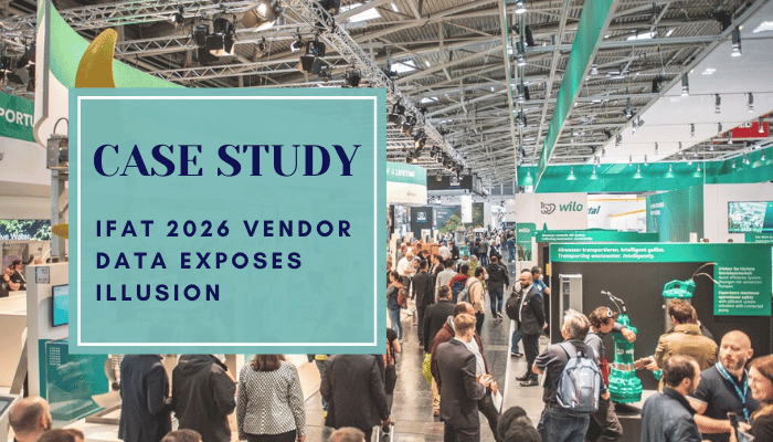 IFAT 2026 Vendor Data Exposes Illusion IFAT 2026 Vendor Data Exposes Illusion
