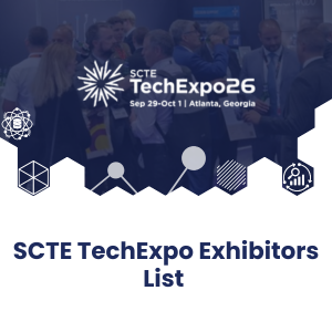 SCTE TechExpo Exhibitor List