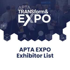 APTA EXPO Exhibitor List