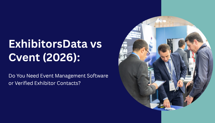 ExhibitorsData vs Cvent (2026)