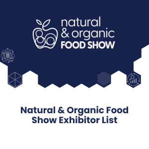 Natural & Organic Food Show Exhibitor List